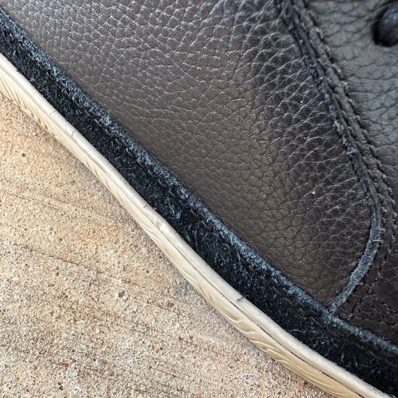 Clarks Collection Mens Sz 9.5 Sneakers Shoes Leather Black Casual Comfort - Picture 6 of 10